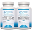 Pピュアゲンラボは、大人用デキストトロメトルファンHBr 15mg(120 Softgels)8時間、非眠気、長持ち気圧剤 年齢12 + | ロビタスイン2パックと比較して