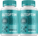 Gutoptim高度なプロバイオティックカプセル、消化器の健康の丸薬、Gutoptimレビュー、Gutサプリメント&消化器サポート(2パック - 120カプセル)