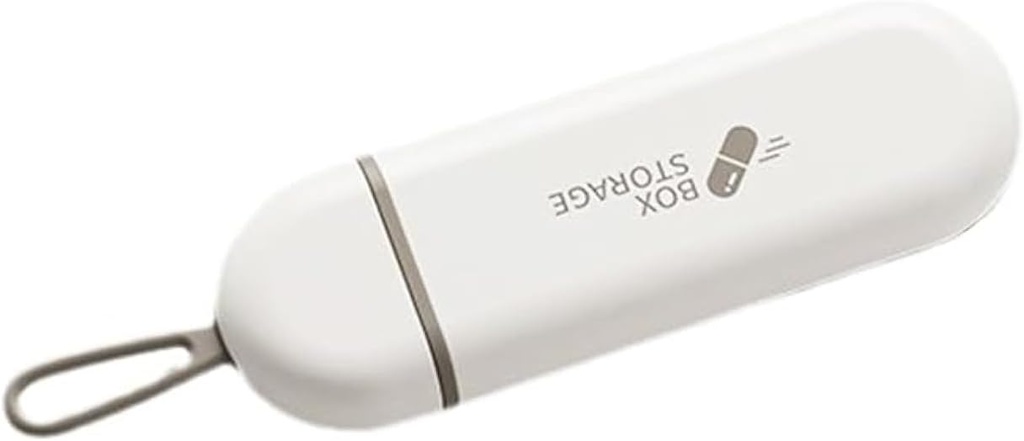 小さい毎日の丸薬のオルガナイザー、携帯用旅行サイズの丸薬箱、BPAはビタミン、魚油、栄養物の補足、餌、鉱物、DHA、白のためのかわいいCarryonの薬の箱のホールダー ディスペンサーを放します