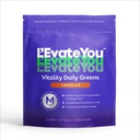 L'Evate You Vitality Daily Greens Powder (28 サービング) 30 Superfoods, 9 Greens - セルラーエナジーブースト、オールデイエナジー(チョコレート)のM-Chargeコンプレックスを搭載した