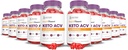 (10 パック) 急流に浸された Keto ACV のグミーの高度の方式 1000MG によって急流される Keto のグミの Apple のサイダーの Vinegar は Pomegranate ビート ジュースの粉 B12 のビーガン非 GMO 600 のガミーと合わせました