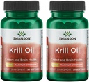 Swanson EFAs - キルオイル - 最大強度 - 1 g、30 Softgels(2パック)