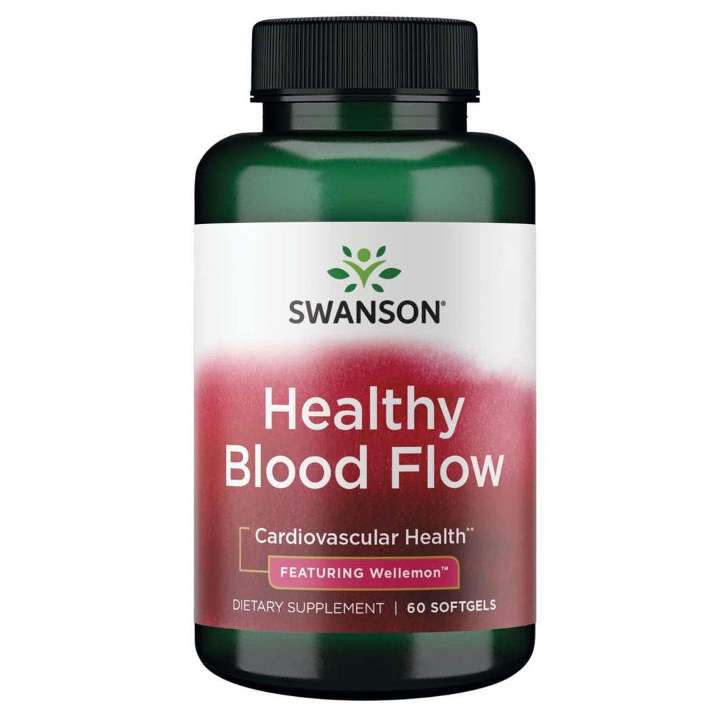 Swanson Healthy Blood Flow for Circulation Support, 60 Softgels