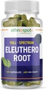 フルスペクトラムEleuthero Rootカプセル - Siberian Ginseng - Boosts物理スタミナ&メンタルアラート - サポート免疫システム - 高められたEleutherosideのプロフィール - すべてナチュラル - 125ビーガンカプセル