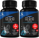 Research Labs 180 Softgels Advanced Absorption 200mg CoQ10 w/Black Pepper Extract. 2 for 1 Ad. Organic, Gluten Free, Heart Health Support, Energy Production, Antioxidant Supplement
