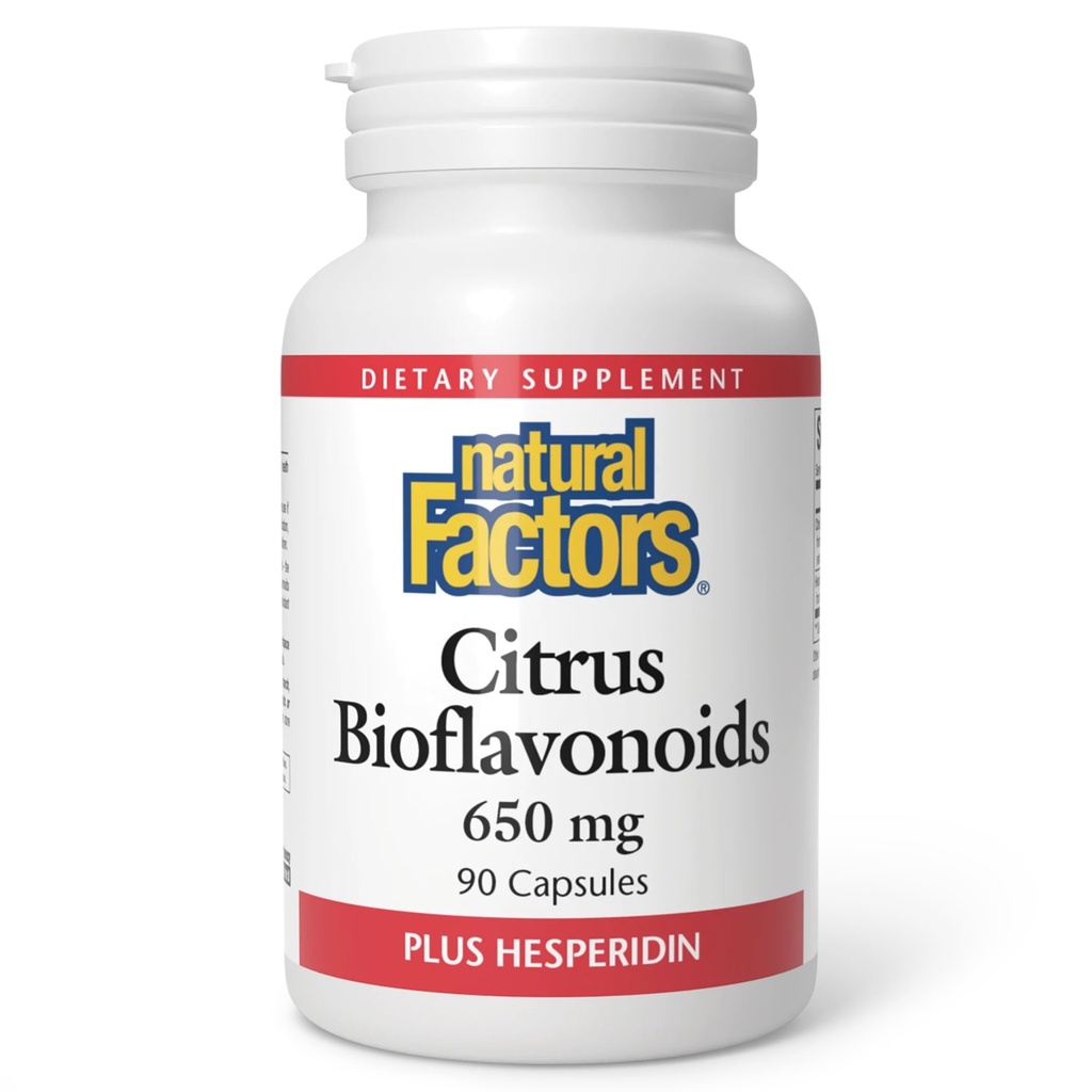 自然な要因-シトラスBioflavonoids 650mgのビタミンC、90のカプセルの使用のためのサポート