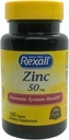 Rexall亜鉛50mg - 100のタブレット