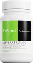 DAVINCI Labs Resveratrol-50 - Resveratrolで免疫システム、骨の健康と心の健康をサポート - グルテンフリー&ベジタリアン - 60カプセル