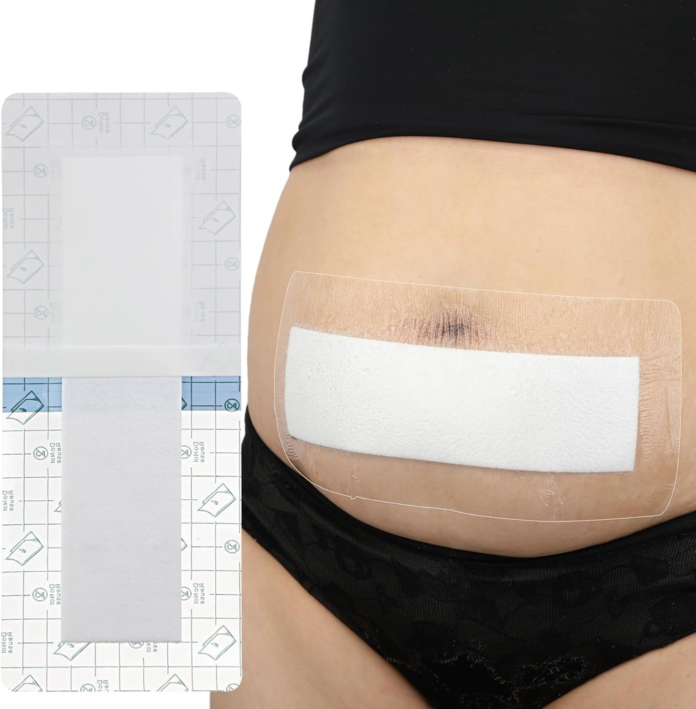 14 PC は C セクション シャワーの傷の保護装置 4" x12」の Tummy のタックの傷の傷の傷の傷の腹部の包帯の Hysterectomy の回復はポストの外科のドレッシング カバーを持っている必要があります