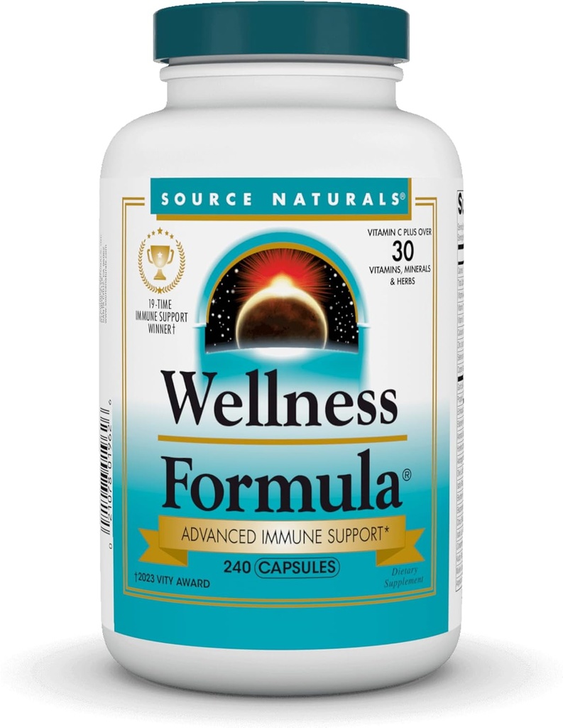Source Naturals Wellness Formula, Herbal Defense Complex* - 240 Capsules