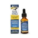 自然な道の銀製の翼のコロイド銀の液体-高められた免疫サポート補足- 250ppm (1250mcg) - 1ozの点滴器