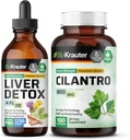 BIO KRAUTER Liver Detox Tincture 4 Fl. Oz. & Cilantro 100カプセル