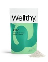 インスタントKetosisおよびエネルギー、自然ないちごのキウイの味のためのBHBの塩とのWellthy Keto力、10.58のoz