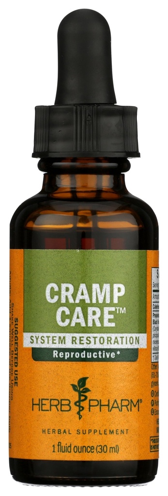 Herb Pharm Crampの心配の健康な月経周期、1 Ozを支える液体の草のエキスの低下