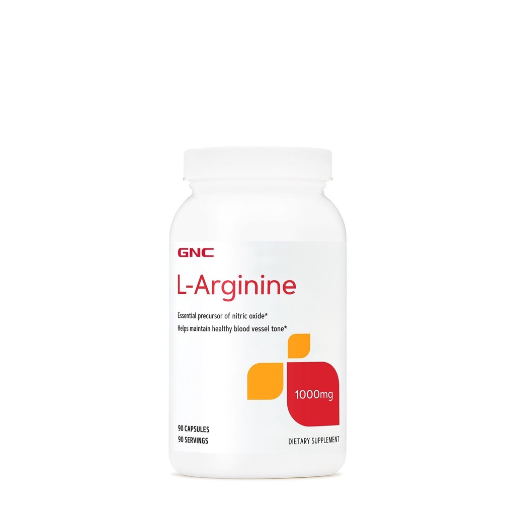 GNC Lのアルギニン1000mgの補足、サポート健康な血容器の調子、90のサービング