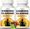 Candida Cleanse - Gut&コロンサポート、高度な式 - オレガノリーフ、ワームウッド、ブラックウォールナット、カプリル酸