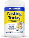 Enzymedica、Fasting Today、Hydation、食欲および筋肉健康、Ketoの友好的、熱帯パイナップルの味、24のサービングのための電解質の粉の補足が付いている断続的な留める飲み物の組合せ