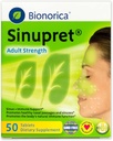 Sinupretの大人の強さのSinus +免疫力サポートすべての自然な、速い代理の草の鼻のパッセージ及びVerbena及び高齢者の花との免除のブーストの補足- 50のタブレット(2のパック)