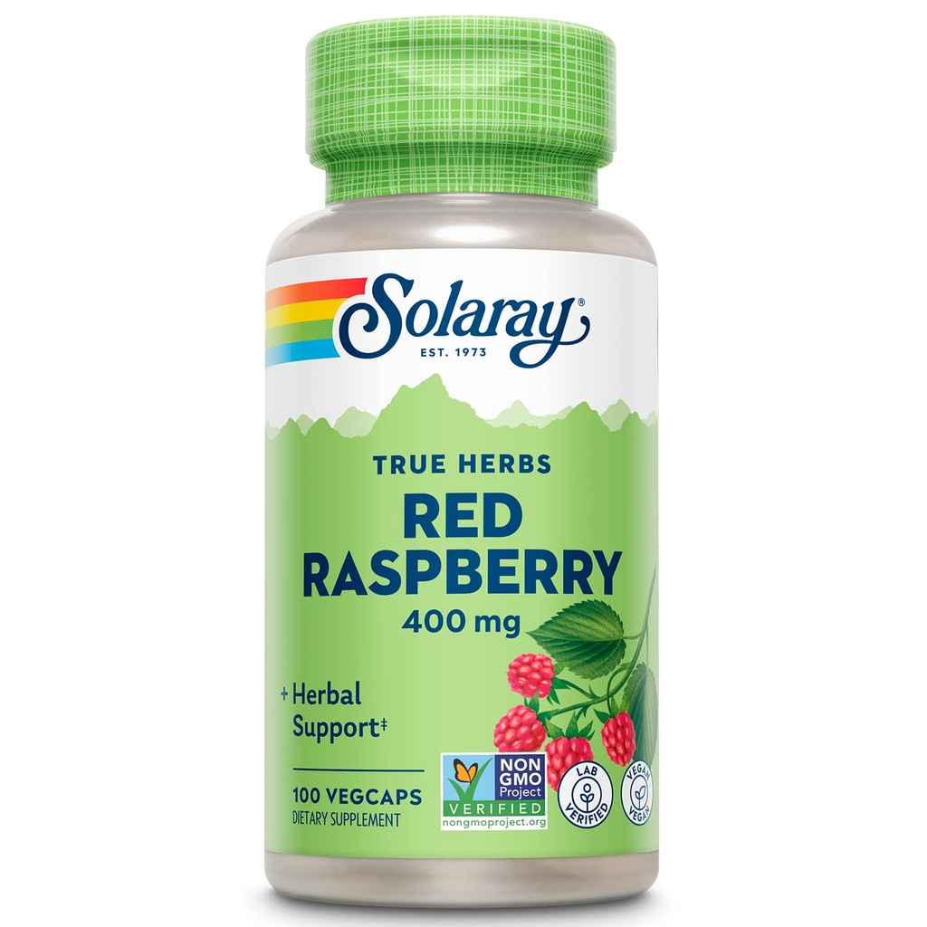 SOLARAY レッド ラズベリー カプセル、400 mg | 100 カウントを残します
