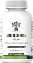 Ubiquinol CoQ10 100mg - 高められたBioavailabilityの吸着の補足-非GMOの心の健康及び心血管サポート、60のカプセルのためのグルテンフリー
