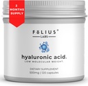 超高い純度のHyaluronicの酸は500mg - 95%ナトリウムのHyaluronate -高度に浄化され、Bioavailable -低い分子量-非GMO発酵- 120のカプセルをおおいます