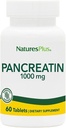 Natures Plus Pancreatin - 1000mg、60錠 - 消化管のサポートのための自然な消化酵素サプリメント - アミラーゼ、プロテアーゼ、リパーゼが含まれています - グルテンフリー - 60のサービング