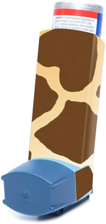 ベントリンHFA喘息吸入器用MightySkins - Giraffe | 保護、耐久性、ユニークなビニールのステッカーカバー | 簡単に適用、削除、および変更スタイル | アメリカ製