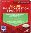 Rite Aid Daytime Severe Sinusの混雑及び痛みの軽減 - アセトアミノフェン、325のmg - 24のカプレット 多症状非眠症 | 救助 | 風邪およびインフルエンザ 大人のための薬