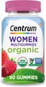 Centrum Women's Organic Multigummies Women's Multivitamin Gummies Organic Multivitamin オーガニックマルチビタミン 免疫サポート、メタボリズム、ヘアスキン、ネイルビタミン - 90 Ct