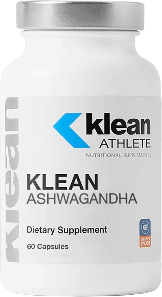 Klean Athlete Klean Ashwagandha - Occasional Stress - サポート 適応 へ トレーニング* - Adaptogen Blend - ビーガン&非GMO - 60カプセル