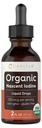 Carlyle Organic Nascent Iodine Liquid Drops | 2 fl oz | 完全菜食主義者のサプリメント | 非GMO、グルテンフリー