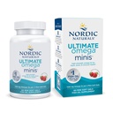 Nordic Naturals Ultimate Omega Minis、Strawberry Flavor - 60 Minis Soft Gel - 1120 mg Omega-3 - High-Potency Fish Oil Supplement - EPA&DHA - 脳と心臓の健康を促進 - 30 サービング