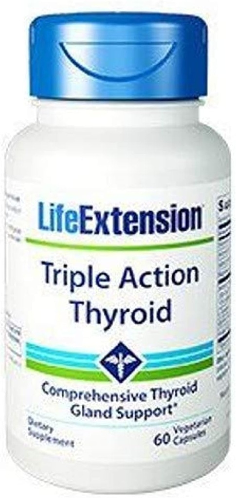 Triple Action Thyroid 60 Vegetarian Capsules-Pack-2