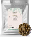 Starwest Botanicals Organic Chamomile 花全体 - 乾燥ロースリーフハーブティー、ハーブローション、ベーキング、クロアチア&ブルガリア、認定コーシャ、非GMO - バルク1ポンドバッグ