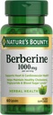 Nature's Bounty Berberine 1000mgのカプセル、サポート心の健康、コレステロール及び血糖レベル ノーマル・レンジ、非GMOの補足、60の計算