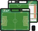 LEAP のコーチ ボードのバスケット ボール、野球、サッカー、フットボール、ホッケーのための完全な及び半分裁判所の乾燥した消去のマーカー ボードが付いている優れた戦術的なクリップボード 2 側面