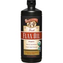 Barleanの有機亜麻仁油液、冷間プレス亜麻種子、 7,640mg ALAオメガ3脂肪酸サプリメント関節と心臓の健康&健康的な消化、32 oz