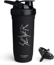 Smartshake Rockbandはステンレス鋼の蛋白質のシェーカーのびんを補強します-非絶縁された体育館のびん 金属のシェーカーのびん- 900のml   30のoz - Leakproofねじ込みのふた-BPAは放します  Slayer、傷のロゴ