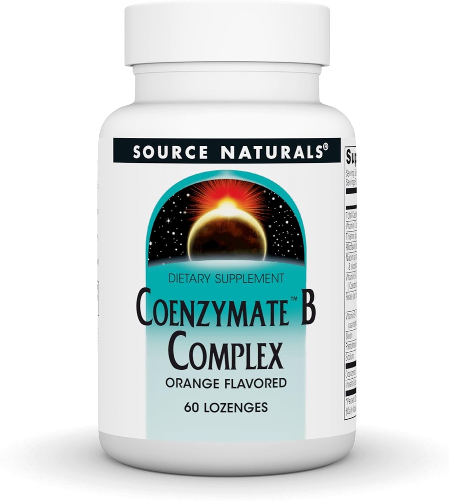 Coenzymated Bの複雑な皮のオレンジ ソースNaturals、Inc 60 Lozenge