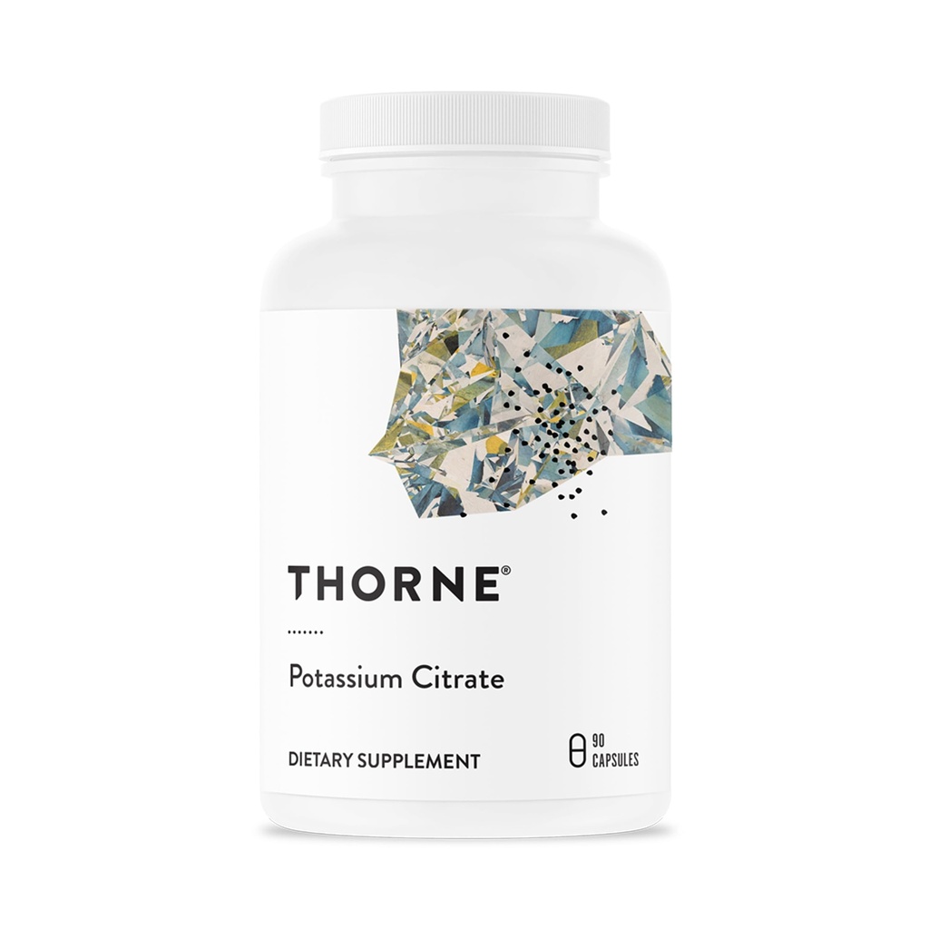 THORNE - カリウムシレート - 腎臓、心臓、および骨格サポートのための高吸収性カリウムサプリメント* - 90カプセル