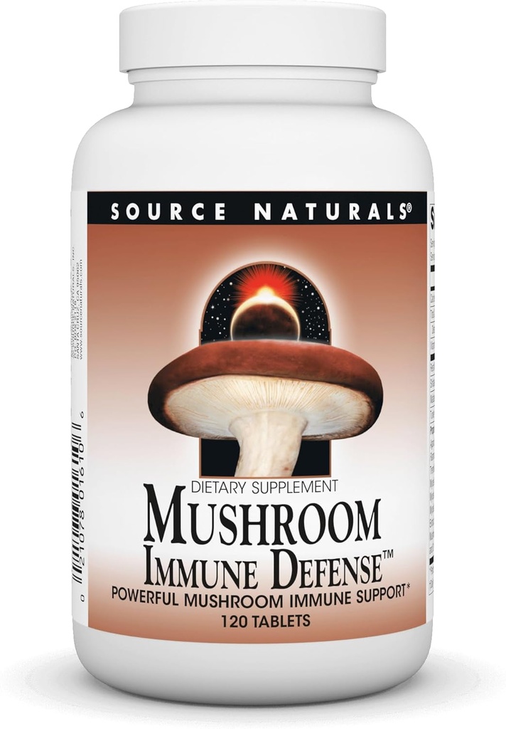 Source Naturals Mushroom Immune Defense, 120 Tablets