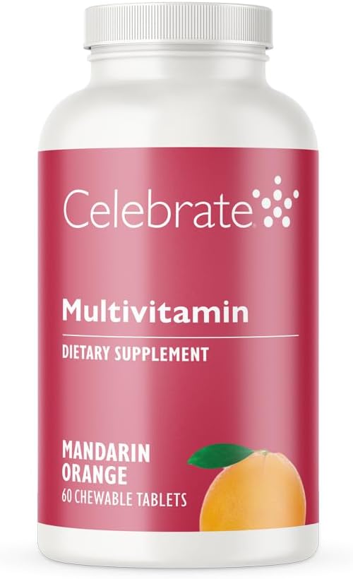 ビタミンBariatric Multivitamin Chewable、鉄を祝って下さい-人の及び女性のためのポストの胃のバイパス及び袖のGastrectomyの補足-必須の鉱物及びビタミンA、B、D及びE -オレンジ(60のタブレット)