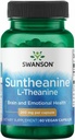 Swansonのアミノ酸の倍の効力のSuntheanine L-Theanine 200のミリグラム60のベジのカプセル