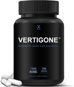 HUMANX VertiGone - Vertigoリリーフ - タイムテスト成分 - 古代の自然インナーイヤーバランスサプリメント - Dizziness、吐き気、スピニング&スウェイリングセンセーションを取り除きます - 非GMO - Dizzyエイドピル
