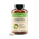 Naturewise Garcinia Cambogia - 60% HCA濃縮エキス、重量目標とエネルギーレベルのための自然なサポート - ビーガン、非GMO、グルテンフリー - 180カプセル[2-6ヶ月の供給]