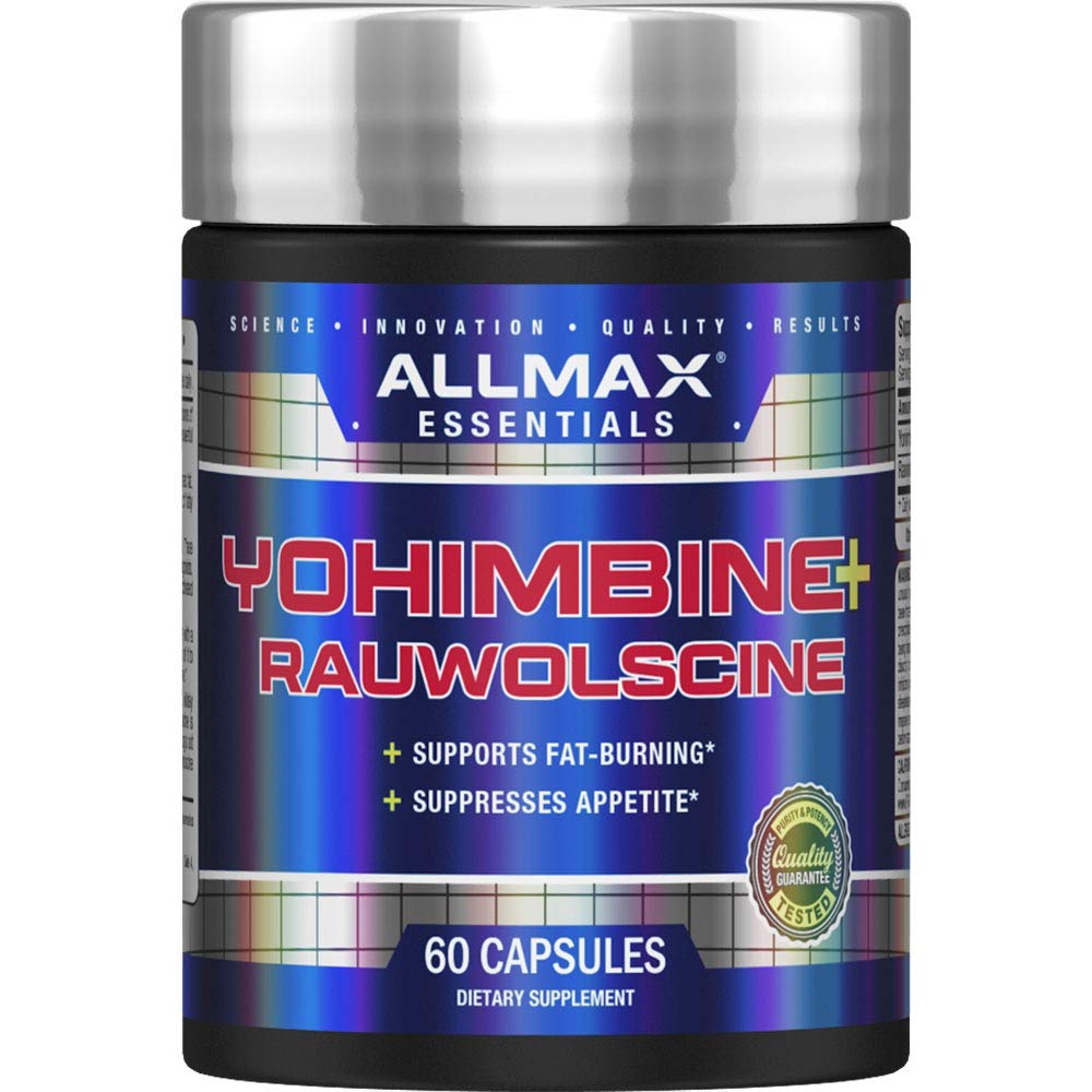 AllMAX エッセンシャル YOHIMBINE + RAUWOLSCINE - 60 カプセル - 脂肪燃焼をサポート & 食欲を抑制 - 60 サービング