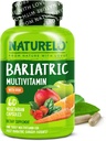 NATURELOのBariatricのMultivitamin -鉄と1日-ポストの胃のバイパスの外科患者のための補足-自然な全食糧栄養物- 60の野菜のカプセル