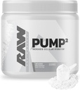 RAW Pump2 プレワークアウト | グリセロールポンプ プレワークアウト サプリメント, ペアポンプ サプリメント ベスト 結果または任意のプレワークアウト パウダー | 強化水力とブースト エネルギー | 不燃 (20 サービング)