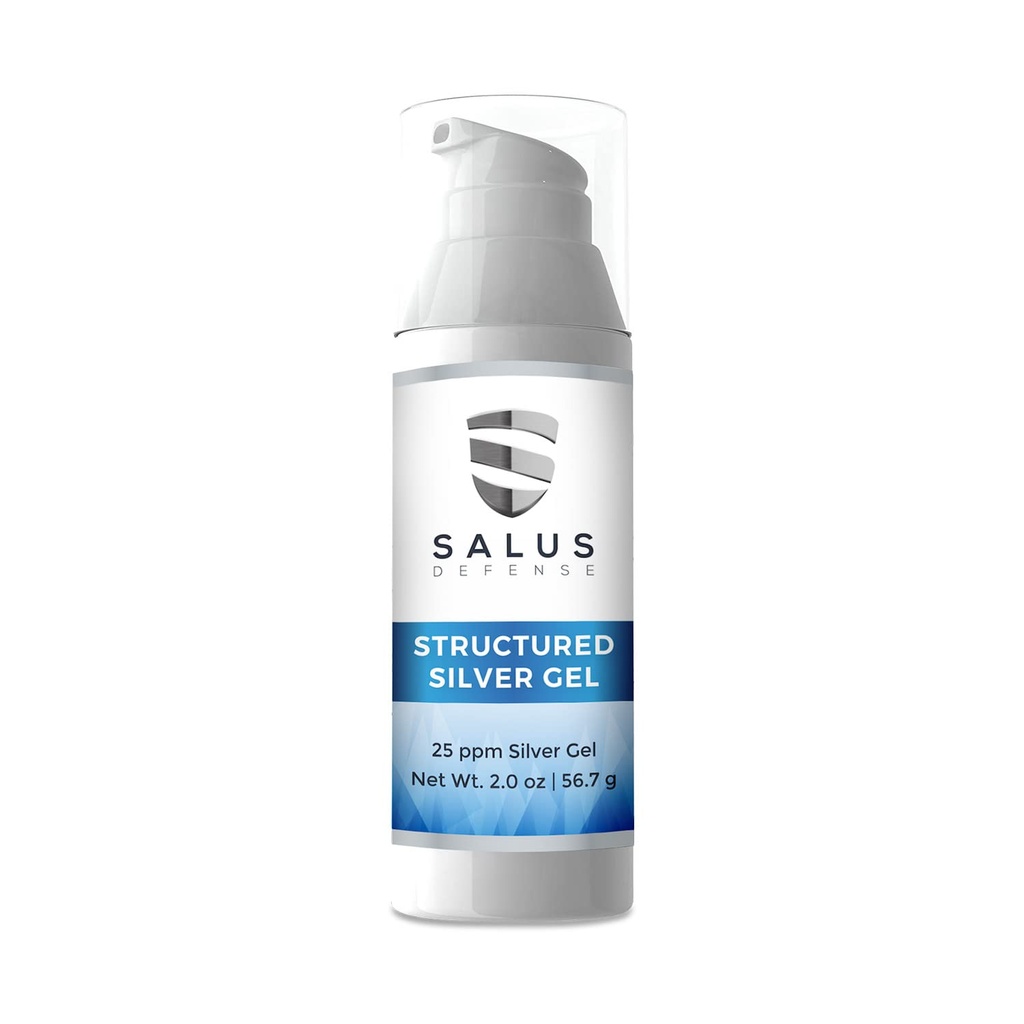 構造のシルバーゲル — 包帯に便利な - 天然手のSanitizer - コロイドシルバーよりも優れています - 2 Ounce 25ppmは、すべて安全です。